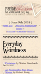 Mobile Screenshot of everydayweirdness.com