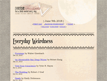 Tablet Screenshot of everydayweirdness.com